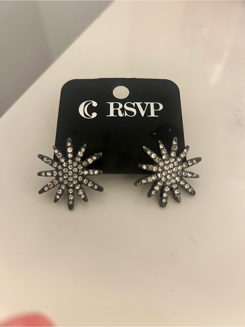 Sparkling Starburst Stud Earrings NWT